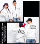 Bomber Bigbang ( Dù 2 lớp : Trắng )