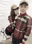 Buberry ( Dù 2 lớp : Đỏ Đô)
